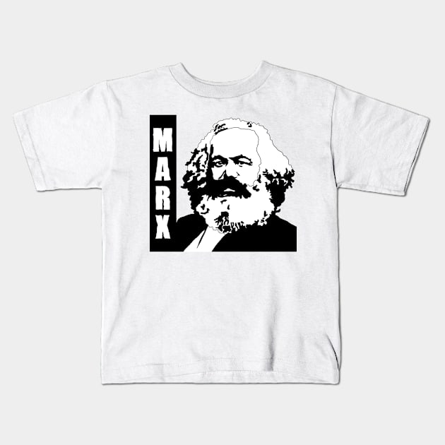 Karl Marx Kids T-Shirt by WellRed